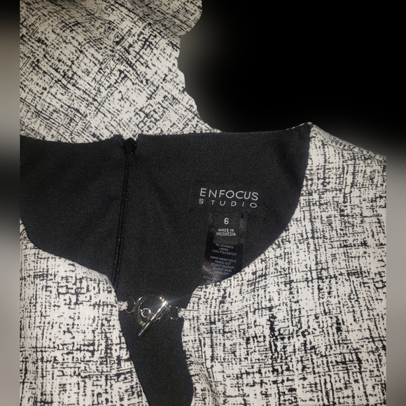 Enfocus Studio size 6 peplum dress - Picture 5 of 6